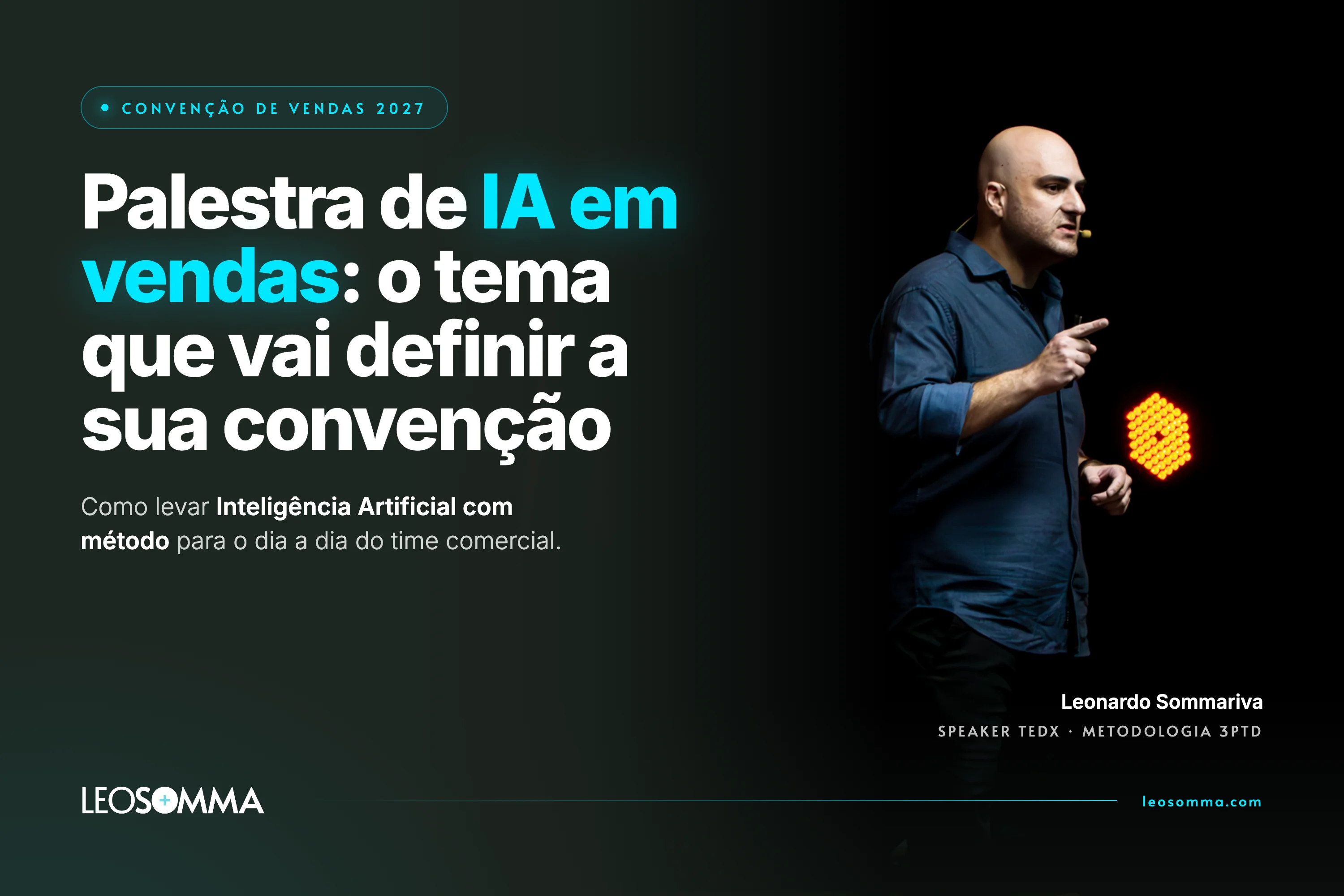 Palestra de IA em vendas: o tema que vai definir a sua convenção de vendas 2027
